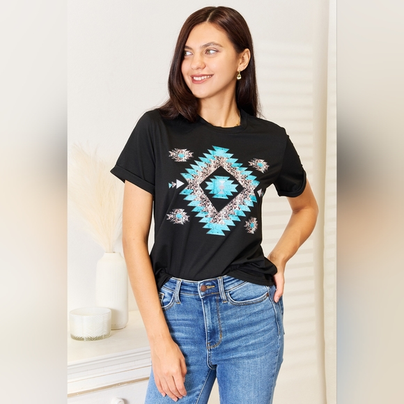 Simply Love Graphic Short Sleeve T-Shirt - Picture 3 of 8